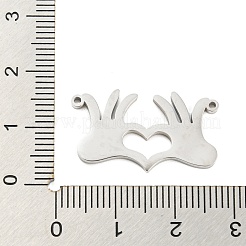 Anlaufgeschützte Anhänger aus 304er Edelstahl&nbsp;STAS-Q255-07P
