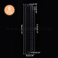 Fadenwickelbretter aus Acryl&nbsp;LS-FIND-WH0191-15A-03