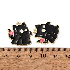 Colgantes de esmalte de aleación de halloween&nbsp;LS-STAS-I354-01G-F