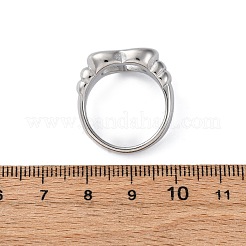 Fingerringe aus Edelstahl 304&nbsp;RJEW-Q020-14P