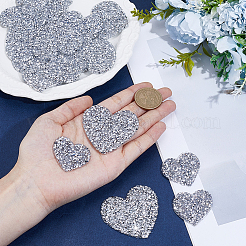 20 Stück 2 Stile Glitzer-Hotfix-Strass aus Harz&nbsp;DIY-CY0002-36B