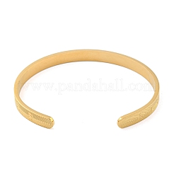 Offene Armreifen aus Edelstahl für Damen und Herren&nbsp;LS-BJEW-G708-01C-G