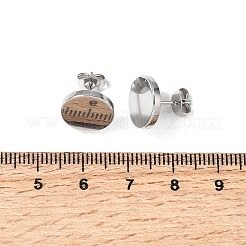 Ohrstecker aus 304 Edelstahl&nbsp;EJEW-L309-01D-P