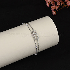 Bracciali multifilo con catena a maglie in ottone&nbsp;AC9021-2