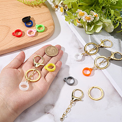 Kits de fabrication de porte-clés de rangement pour rouge à lèvres à faire soi-même&nbsp;DIY-CP0013-83B