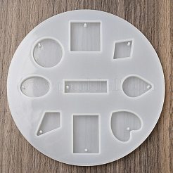 Stampi in silicone con ciondolo fai da te a forma geometrica&nbsp;DIY-E070-01A