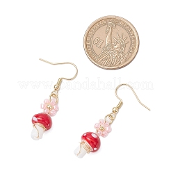 Handgemachte lampwork Ohrringe&nbsp;EJEW-MZ00440