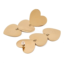 Ohrstecker aus 304 Edelstahl für Damen&nbsp;EJEW-A116-01A-G
