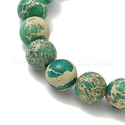 Bracciali di perle di diaspro imperiale naturale&nbsp;BJEW-JB12319