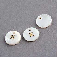 Pendentifs en coquillage d'eau douce&nbsp;SSHEL-S249-K