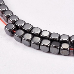 Unmagnetische synthetischen Hämatitkornen Stränge&nbsp;X-G-J172-3x3mm-04