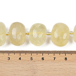 Stränge aus natürlichen Zitronenquarzperlen (erhitzt)&nbsp;G-F796-B01-01