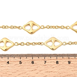 Colliers à maillons en acier inoxydable 304 pour femmes&nbsp;NJEW-G197-01G-01