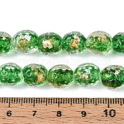 Perles vernissées manuelles&nbsp;FOIL-T007-03D