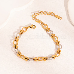 Halsketten- und Armbandset aus 304er Edelstahl für Damen&nbsp;IX7784-1