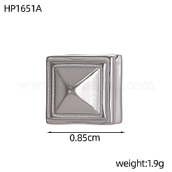 304 Edelstahl-Europäische Perlen&nbsp;OY013-1G