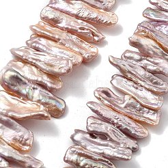 Natürliche Barock Keshi Perlen Stränge&nbsp;PEAR-P064-03D-02A