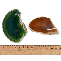 Natürliche Druzy-Achat-Scheiben-Cabochons&nbsp;G-F826-E