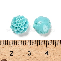 Synthetische Korallen 3 d Blume Rose Perlen&nbsp;CORA-L046-A06