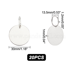 20 pendentif en acier inoxydable&nbsp;FIND-GA0002-67