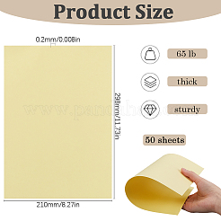 50 cartulina de papel artesanal tamaño A4&nbsp;DIY-SP0003-11C