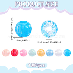 1800pcs cuentas de semillas de vidrio&nbsp;SEED-NB0002-14