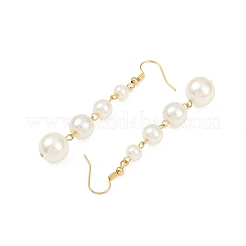 Perle di vetro orecchini pendenti&nbsp;EJEW-JE06463-03