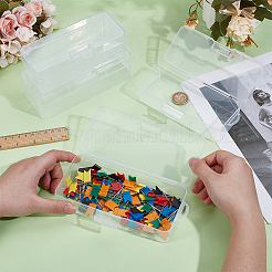 4 Stück 2 Arten transparente Aufbewahrungsboxen aus Kunststoff&nbsp;CON-BC0007-50