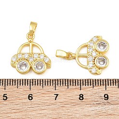 Pendentifs en laiton zircon cubique transparent&nbsp;CU-CBABDE1-12G