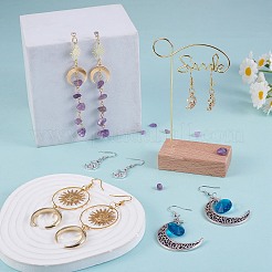 Kit fai da te per orecchini luna e stella&nbsp;DIY-SZ0009-32