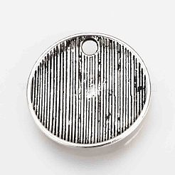 Pendentifs en alliage de style tibétain&nbsp;TIBEP-Q078-21AS-RS