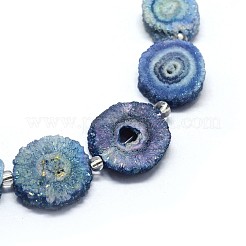 Natürliche Druzy Quarzkristall-Perlenstränge&nbsp;G-F582-A08