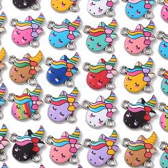 60pcs 12 Arten Legierungs-Emaille-Verbindungsstückcharme&nbsp;ENAM-CJ0004-32