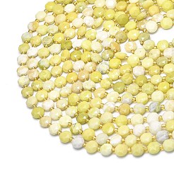 Natürliche Butter Jade Perlen Stränge&nbsp;G-C116-A42-02