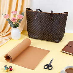 Rollo de forro artesanal de cuero mezclado para bolsos y carteras.&nbsp;AJEW-WH0817-023A-05