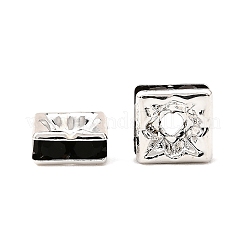 Perline distanziatori strass in ottone&nbsp;X-RSB072-04S