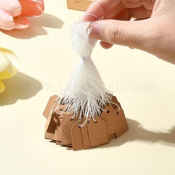 100 Stück Anhänger aus Kraftpapier.&nbsp;AJEW-FS0001-14