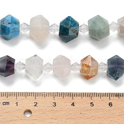 Natürliche Rosenquarz & Amethyst & Lapislazuli & Amazonit & Apatit & Sonnenstein & Mondstein Perlenstränge&nbsp;G-L642-D03-01