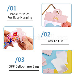 80 sachet rectangulaire en cellophane transparent&nbsp;AJEW-TA0005-88