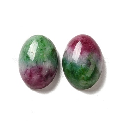 Cabochons en jade naturel teints&nbsp;G-G975-01C-04