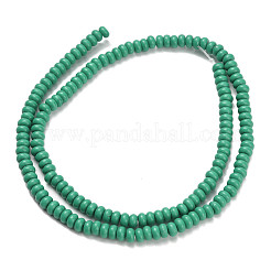 Abalorios de turquesas sintéticas hebras&nbsp;G-Z110-B01-2x4mm-04