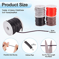Cavo in gomma sintetica tubolare in PVC da 20 m&nbsp;RCOR-TA0001-21A