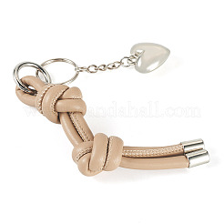 Porte-clés en similicuir en forme de cœur&nbsp;KEYC-TAC00084