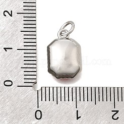 Ciondoli di vetro di ottone&nbsp;KK-N289-14P-05