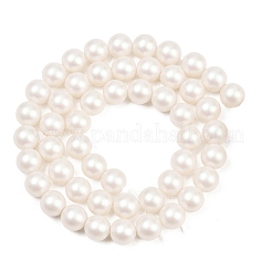 Vidrio esmerilado de perlas hebras de abalorios&nbsp;GLAA-A044-08A-01