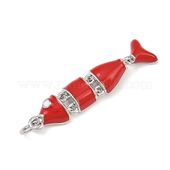 Pendentifs d'émail en laiton &nbsp;KK-P339-24P-04
