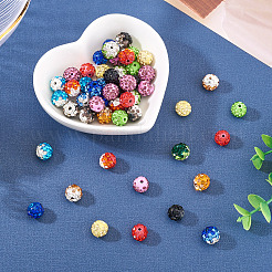 52 stücke 13 farben polymer clay strass perlen&nbsp;RB-TA0001-21