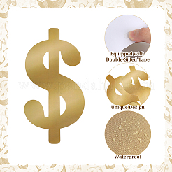 Partydekoration: Papier-Dollarzeichen-Banner&nbsp;AJEW-WH0410-96