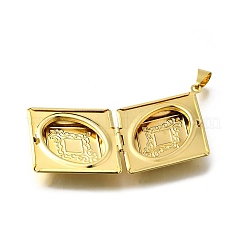 Ciondoli medaglione in ottone&nbsp;KK-Q066-26G