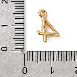 Ottone micro spianare fascino zirconi&nbsp;KK-P340-24G-04